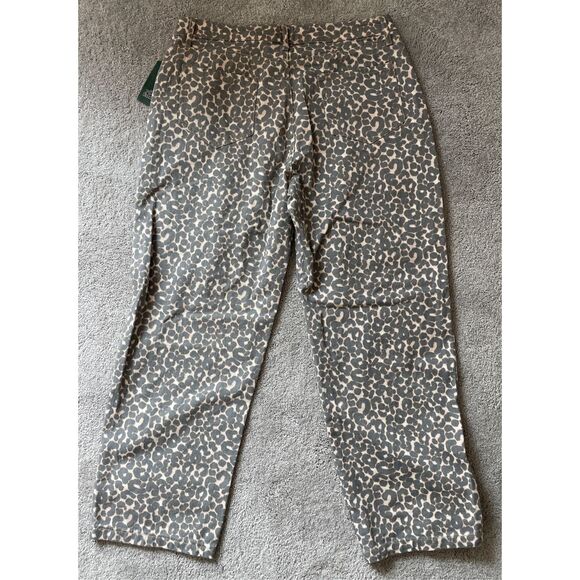 Wild Fable Leopard Print Straight Leg Pants - Picture 6 of 10